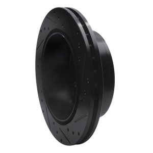 Chevrolet Express 2500 Brake Rotor (1) - Rear Left - DFC - Drilled and Slotted - Black - `99-`20