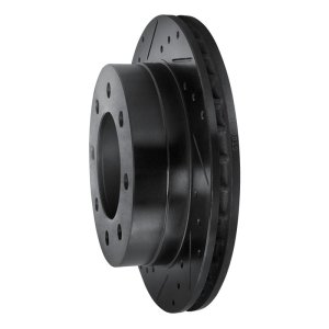 Chevrolet Silverado 1500 HD Brake Rotor (1) - Rear Left - DFC - Drilled & Slotted - Black - `03-`05 Chevrolet Silverado 1500 HD Brake Rotor (1) - Rear Left - DFC - Drilled & Slotted - Black - `03-`05