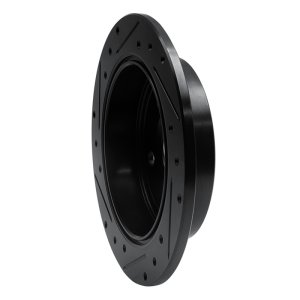 Buick Regal Brake Rotor (1) - Rear Right - DFC - Drilled & Slotted - Black - `97-`05