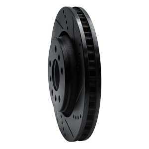 Buick Terraza Brake Rotor (1) - Front Right - DFC - Drilled & Slotted - Black - `04-`09