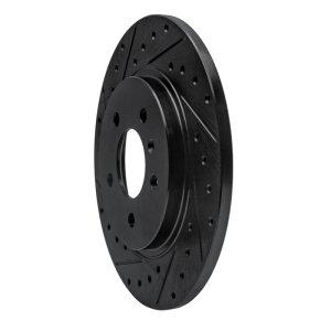 Buick Terraza Brake Rotor (1) - Rear Left - DFC - Drilled & Slotted - Black - 2005