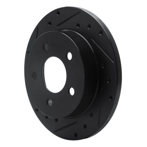 Ford Mustang Brake Rotor (1) - Rear Left - DFC - Drilled & Slotted - Black - `94-`04 Ford Mustang Brake Rotor (1) - Rear Left - DFC - Drilled & Slotted - Black - `94-`04