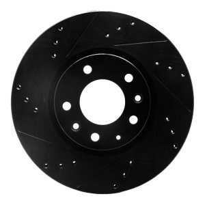 Ford Fusion Brake Rotor (1) - Front Left - DFC - Drilled & Slotted - Black - `06-`13 Ford Fusion Brake Rotor (1) - Front Left - DFC - Drilled & Slotted - Black - `06-`13