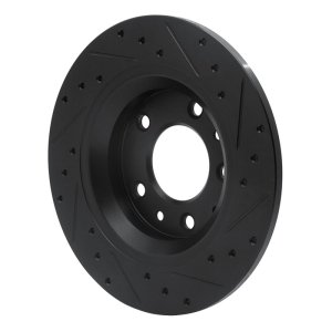 Ford Fusion Brake Rotor (1) - Rear Left - DFC - Drilled & Slotted - Black - `98-`15 Ford Fusion Brake Rotor (1) - Rear Left - DFC - Drilled & Slotted - Black - `98-`15