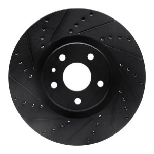 Ford Fusion Brake Rotor (1) - Front Left - DFC - Drilled & Slotted - Black - `13-`20 Ford Fusion Brake Rotor (1) - Front Left - DFC - Drilled & Slotted - Black - `13-`20
