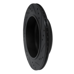 Ford Ranger Brake Rotor (1) - Rear Left - DFC - Drilled & Slotted - Black - `10-`11