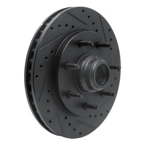 Ford F-150 Brake Rotor (1) - Front Right - DFC - Drilled & Slotted - Black - `97-`04 Ford F-150 Brake Rotor (1) - Front Right - DFC - Drilled & Slotted - Black - `97-`04
