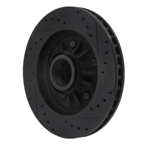 Ford F-150 Brake Rotor (1) - Front Left - DFC - Drilled & Slotted - Black - `97-`00 Ford F-150 Brake Rotor (1) - Front Left - DFC - Drilled & Slotted - Black - `97-`00