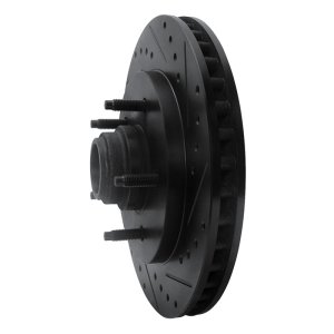 Ford F-150 Brake Rotor (1) - Front Right - DFC - Drilled & Slotted - Black - `97-`00 Ford F-150 Brake Rotor (1) - Front Right - DFC - Drilled & Slotted - Black - `97-`00
