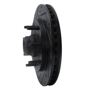 Ford F-150 Brake Rotor (1) - Front Left - DFC - Drilled & Slotted - Black - `97-`02 Ford F-150 Brake Rotor (1) - Front Left - DFC - Drilled & Slotted - Black - `97-`02