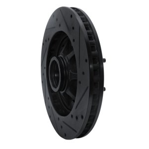 Ford F-150 Brake Rotor (1) - Front Left - DFC - Drilled & Slotted - Black - `97-`02 Ford F-150 Brake Rotor (1) - Front Left - DFC - Drilled & Slotted - Black - `97-`02