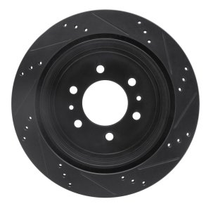 Ford F-150 Brake Rotor (1) - Front Left - DFC - Drilled & Slotted - Black - `04-`08 Ford F-150 Brake Rotor (1) - Front Left - DFC - Drilled & Slotted - Black - `04-`08