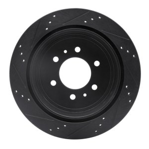 Ford F-150 Brake Rotor (1) - Rear Left - DFC - Drilled & Slotted - Black - `04-`11 Ford F-150 Brake Rotor (1) - Rear Left - DFC - Drilled & Slotted - Black - `04-`11