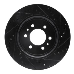 Ford F-150 Brake Rotor (1) - Front Left - DFC - Drilled & Slotted - Black - `07-`21 Ford F-150 Brake Rotor (1) - Front Left - DFC - Drilled & Slotted - Black - `07-`21