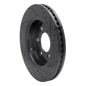 Ford F-150 Brake Rotor (1) - Front Left - DFC - Drilled & Slotted - Black - `07-`21 Ford F-150 Brake Rotor (1) - Front Left - DFC - Drilled & Slotted - Black - `07-`21
