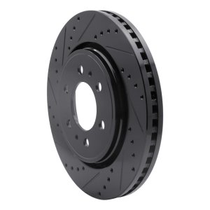 Ford F-150 Brake Rotor (1) - Front Left - DFC - Drilled & Slotted - Black - `07-`21 Ford F-150 Brake Rotor (1) - Front Left - DFC - Drilled & Slotted - Black - `07-`21