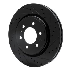 Ford F-150 Brake Rotor (1) - Front Right - DFC - Drilled & Slotted - Black - `07-`21 Ford F-150 Brake Rotor (1) - Front Right - DFC - Drilled & Slotted - Black - `07-`21