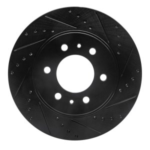 Ford F-150 Brake Rotor (1) - Front Right - DFC - Drilled & Slotted - Black - 2009 Ford F-150 Brake Rotor (1) - Front Right - DFC - Drilled & Slotted - Black - 2009