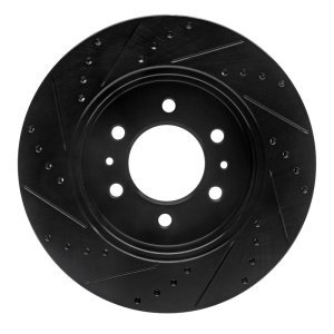 Ford F-150 Brake Rotor (1) - Front Right - DFC - Drilled & Slotted - Black - 2009 Ford F-150 Brake Rotor (1) - Front Right - DFC - Drilled & Slotted - Black - 2009