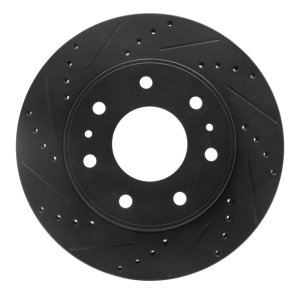 Ford F-150 Brake Rotor (1) - Front Left - DFC - Drilled & Slotted - Black - 2009 Ford F-150 Brake Rotor (1) - Front Left - DFC - Drilled & Slotted - Black - 2009