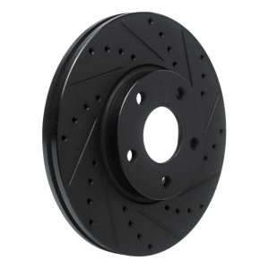 Ford Transit Connect Brake Rotor (1) - Front Right - DFC - Drilled & Slotted - Black - `10-`13 Ford Transit Connect Brake Rotor (1) - Front Right - DFC - Drilled & Slotted - Black - `10-`13