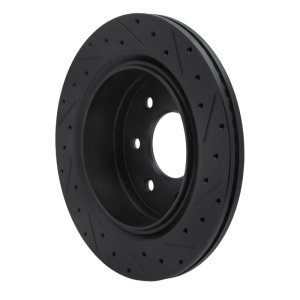 Ford F-150 Brake Rotor (1) - Rear Left - DFC - Drilled & Slotted - Black - `12-`14 Ford F-150 Brake Rotor (1) - Rear Left - DFC - Drilled & Slotted - Black - `12-`14