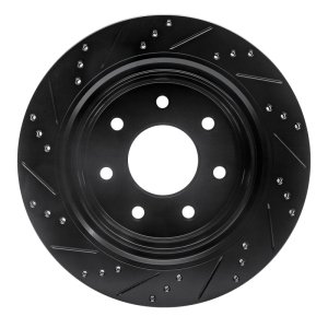 Ford F-150 Brake Rotor (1) - Rear Right - DFC - Drilled & Slotted - Black - `12-`14 Ford F-150 Brake Rotor (1) - Rear Right - DFC - Drilled & Slotted - Black - `12-`14