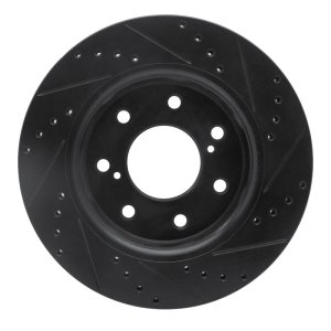 Ford F-150 Brake Rotor (1) - Front Left - DFC - Drilled & Slotted - Black - `10-`14 Ford F-150 Brake Rotor (1) - Front Left - DFC - Drilled & Slotted - Black - `10-`14