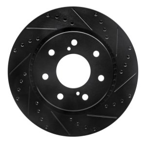 Ford F-150 Brake Rotor (1) - Front Right - DFC - Drilled & Slotted - Black - `10-`14