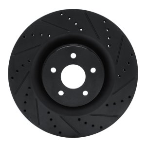Ford Focus Brake Rotor (1) - Front Right - DFC - Drilled & Slotted - Black - `16-`18 Ford Focus Brake Rotor (1) - Front Right - DFC - Drilled & Slotted - Black - `16-`18