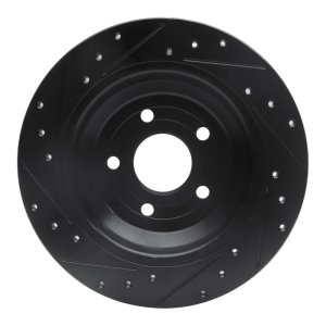 Ford Focus Brake Rotor (1) - Rear Right - DFC - Drilled & Slotted - Black - `16-`25 Ford Focus Brake Rotor (1) - Rear Right - DFC - Drilled & Slotted - Black - `16-`25