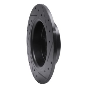 Ford Transit Connect Brake Rotor (1) - Rear Left - DFC - Drilled & Slotted - Black - `18-`23