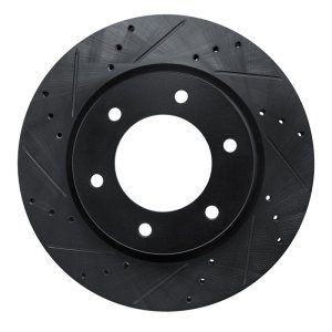 Ford Ranger Brake Rotor (1) - Front Left - DFC - Drilled & Slotted - Black - `19-`25 Ford Ranger Brake Rotor (1) - Front Left - DFC - Drilled & Slotted - Black - `19-`25