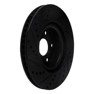 Ford Escape Brake Rotor (1) - Front Left - DFC - Drilled & Slotted - Black - `20-`25