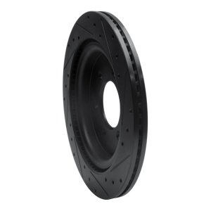 Ford F-150 Lightning Brake Rotor (1) - Rear Left - DFC - Drilled & Slotted - Black - `21-`25 Ford F-150 Lightning Brake Rotor (1) - Rear Left - DFC - Drilled & Slotted - Black - `21-`25