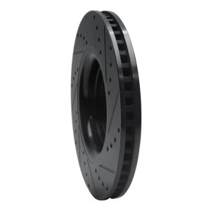 Ford Edge Brake Rotor (1) - Front Left - DFC - Drilled & Slotted - Black - `15-`21