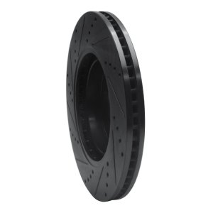 Lincoln Aviator Brake Rotor (1) - Front Right - DFC - Drilled & Slotted - Black - `03-`05 Lincoln Aviator Brake Rotor (1) - Front Right - DFC - Drilled & Slotted - Black - `03-`05