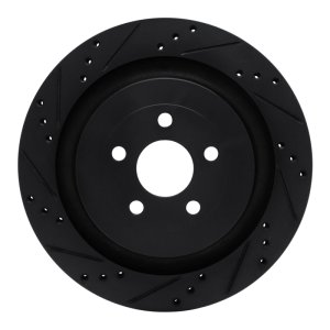 Ford Edge Brake Rotor (1) - Rear Left - DFC - Drilled & Slotted - Black - `19-`24 Ford Edge Brake Rotor (1) - Rear Left - DFC - Drilled & Slotted - Black - `19-`24