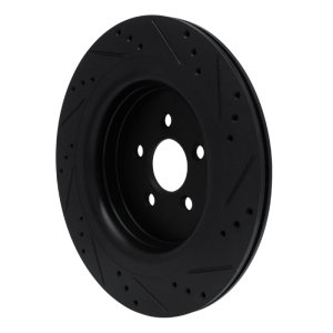 Ford Edge Brake Rotor (1) - Rear Left - DFC - Drilled & Slotted - Black - `19-`24