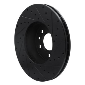 Ford Crown Victoria Brake Rotor (1) - Front Left - DFC - Drilled & Slotted - Black - `98-`02 Ford Crown Victoria Brake Rotor (1) - Front Left - DFC - Drilled & Slotted - Black - `98-`02