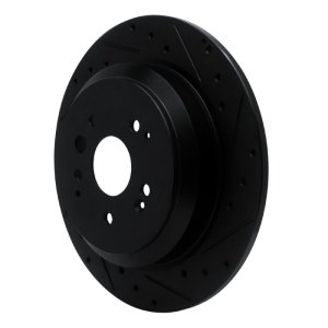 Acura MDX Brake Rotor (1) - Rear Right - DFC - Drilled & Slotted - Black - `14-`16 Acura MDX Brake Rotor (1) - Rear Right - DFC - Drilled & Slotted - Black - `14-`16