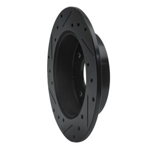 Acura CL Brake Rotor (1) - Rear Right - DFC - Drilled & Slotted - Black - `98-`02