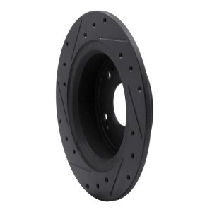 Acura ILX Brake Rotor (1) - Rear Right - DFC - Drilled & Slotted - Black - `05-`22