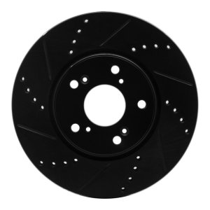 Honda Accord Brake Rotor (1) - Front Left - DFC - Drilled & Slotted - Black - `13-`25 Honda Accord Brake Rotor (1) - Front Left - DFC - Drilled & Slotted - Black - `13-`25