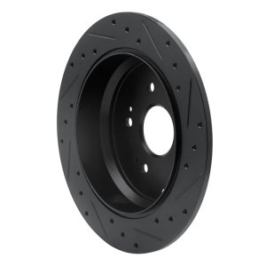 Acura RDX Brake Rotor (1) - Rear Left - DFC - Drilled & Slotted - Black - `05-`18 Acura RDX Brake Rotor (1) - Rear Left - DFC - Drilled & Slotted - Black - `05-`18