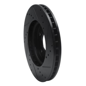 Honda Odyssey Brake Rotor (1) - Front Left - DFC - Drilled & Slotted - Black - `05-`10 Honda Odyssey Brake Rotor (1) - Front Left - DFC - Drilled & Slotted - Black - `05-`10