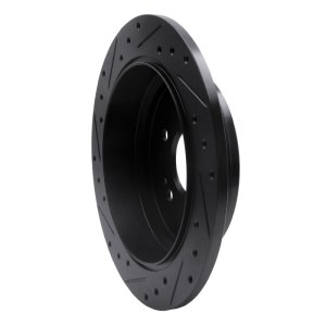 Honda Odyssey Brake Rotor (1) - Rear Right - DFC - Drilled & Slotted - Black - `05-`10 Honda Odyssey Brake Rotor (1) - Rear Right - DFC - Drilled & Slotted - Black - `05-`10