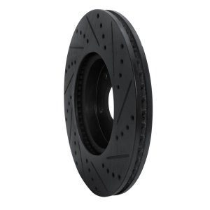 Acura ILX Brake Rotor (1) - Front Left - DFC - Drilled & Slotted - Black - `13-`25