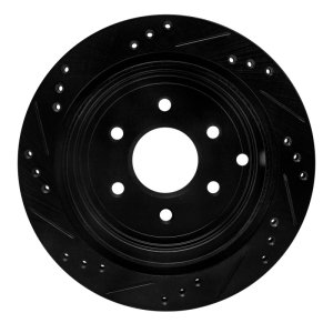 Nissan Frontier Brake Rotor (1) - Rear Right - DFC - Drilled & Slotted - Black - `05-`25 Nissan Frontier Brake Rotor (1) - Rear Right - DFC - Drilled & Slotted - Black - `05-`25