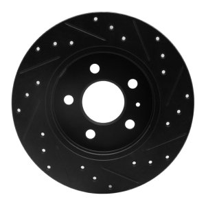 Audi A4 Quattro Brake Rotor (1) - Rear Left - DFC - Drilled & Slotted - Black - `00-`09 Audi A4 Quattro Brake Rotor (1) - Rear Left - DFC - Drilled & Slotted - Black - `00-`09